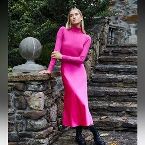 Steve Madden NWT Y2K Satin Trumpet Skirt in Pink Glo